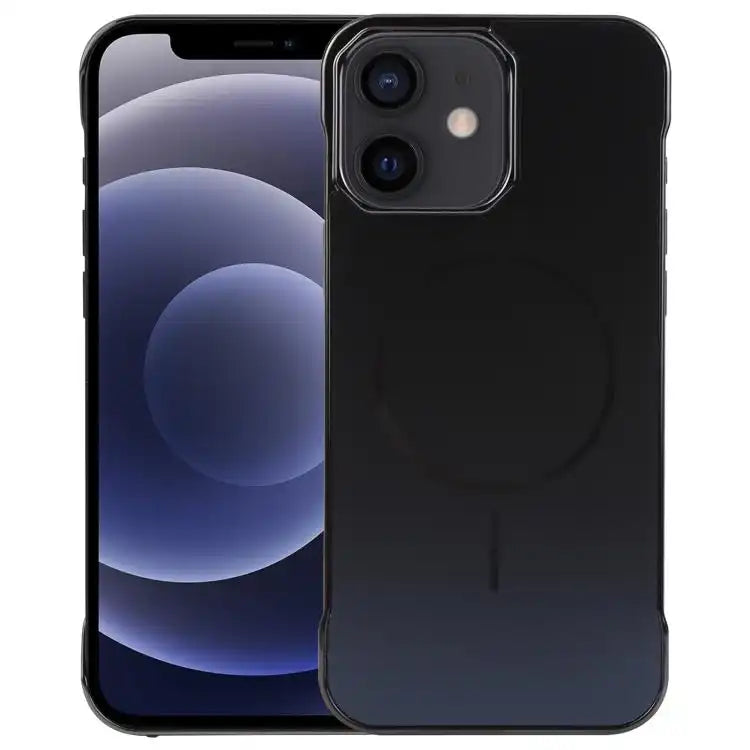 Electroplating Frameless Frosted Anti-Glare PC MagSafe Phone Case