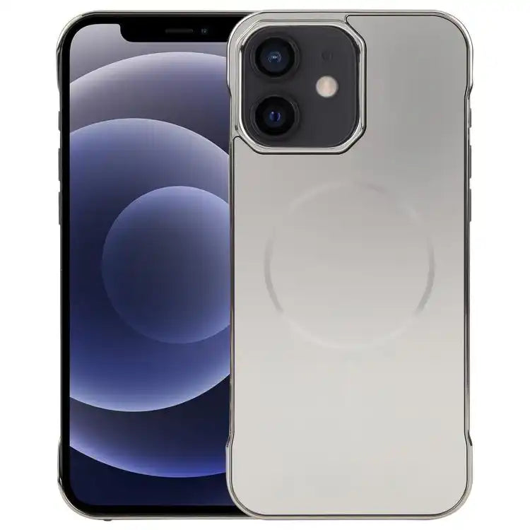 Electroplating Frameless Frosted Anti-Glare PC MagSafe Phone Case