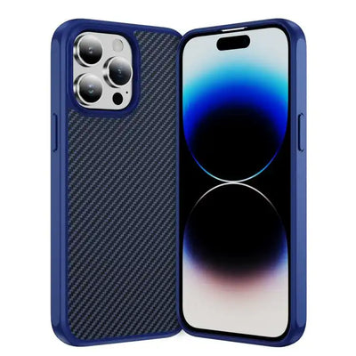 Carbon Fiber Texture Skin-feel Acrylic TPU Phone Case