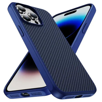 Carbon Fiber Texture Skin-feel Acrylic TPU Phone Case