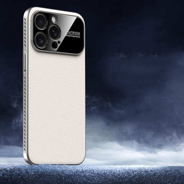 Soft Armor Cooling Plain Leather Hybrid PC Phone Case