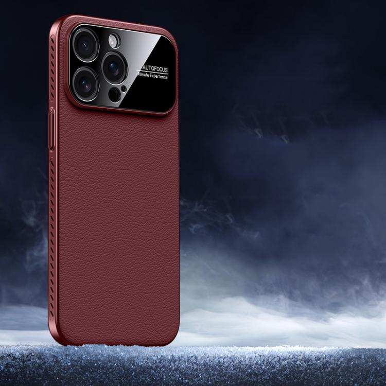 Soft Armor Cooling Plain Leather Hybrid PC Phone Case
