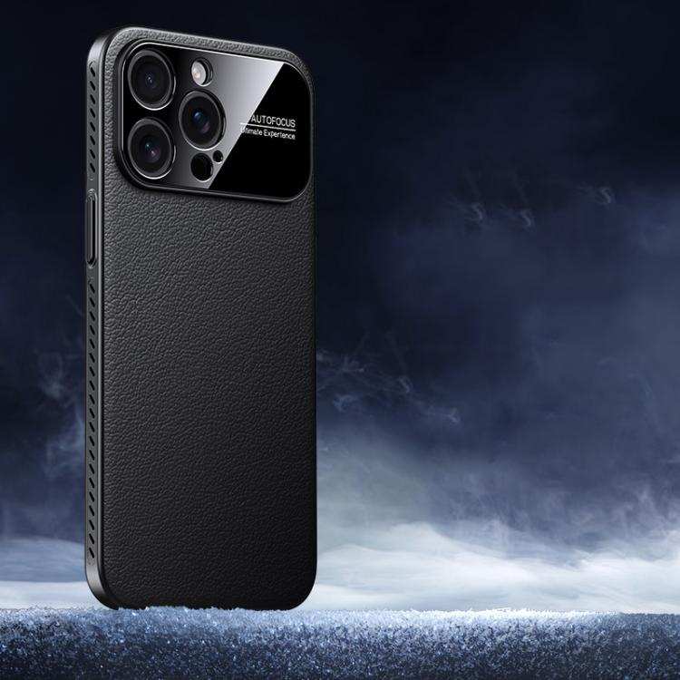 Soft Armor Cooling Plain Leather Hybrid PC Phone Case