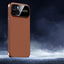 Soft Armor Cooling Plain Leather Hybrid PC Phone Case
