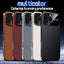 Soft Armor Cooling Plain Leather Hybrid PC Phone Case