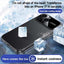 Soft Armor Cooling Plain Leather Hybrid PC Phone Case