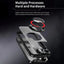 Skin Sense Rotation Stand Semi-transparent Magsafe Phone Case