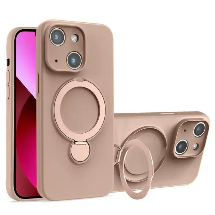 Liquid Silicone MagSafe Holder Phone Case