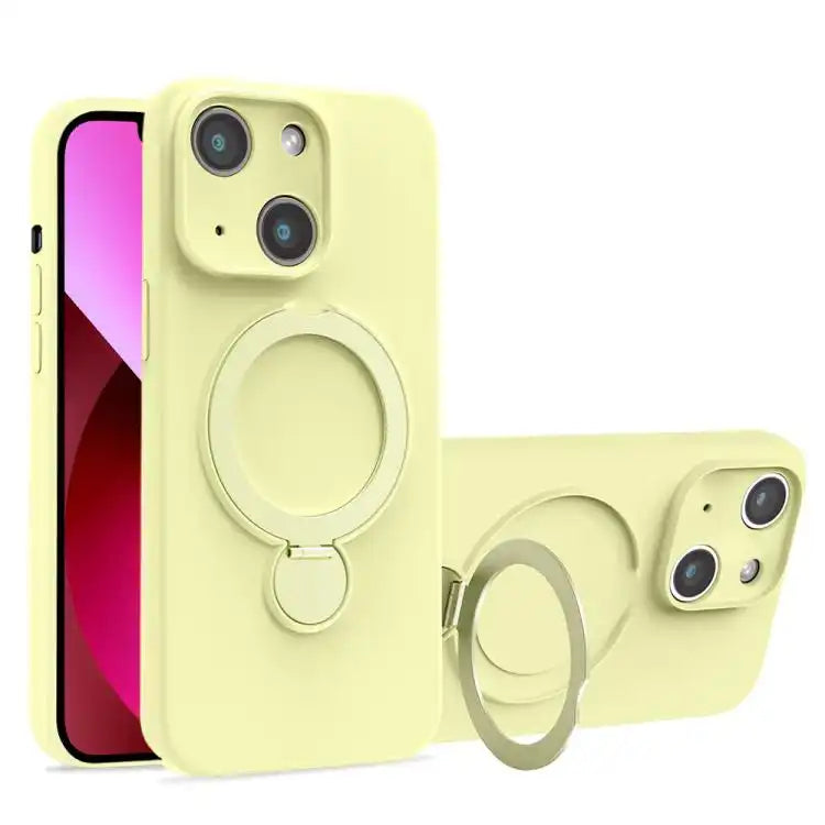 Liquid Silicone MagSafe Holder Phone Case