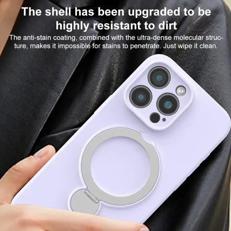 Liquid Silicone MagSafe Holder Phone Case