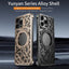 Yunyan Series Alloy Rotating Holder MagSafe Half Frame Phone Case