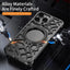 Yunyan Series Alloy Rotating Holder MagSafe Half Frame Phone Case