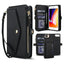 Multifunctional Wallet Detachable Leather Phone Case with Lanyard