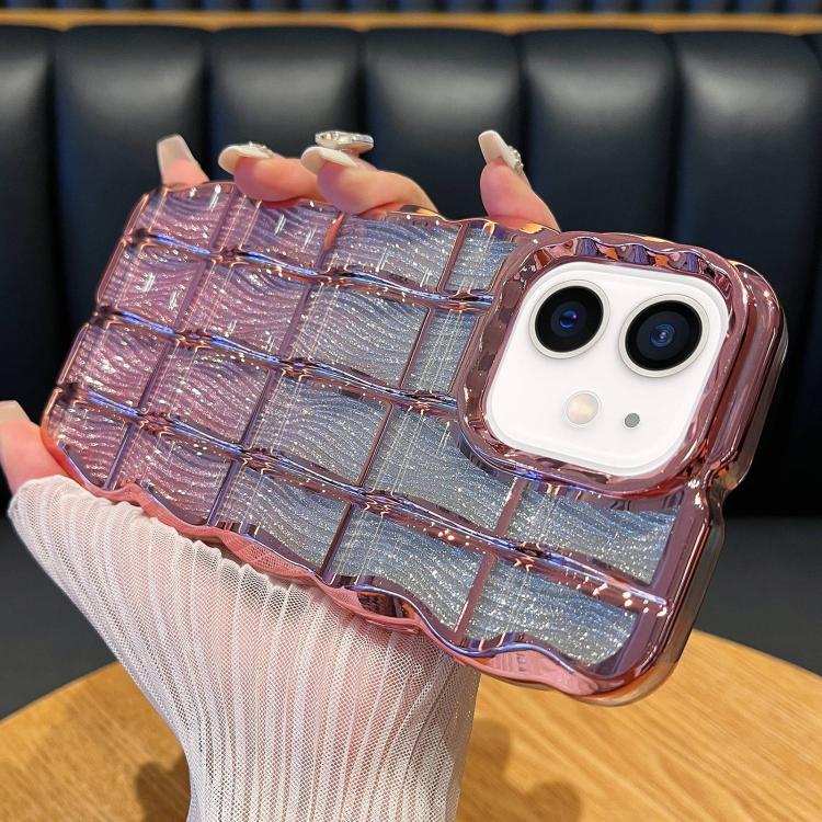 Wavy Texture Water Ripples Glitter Paper TPU Phone Case