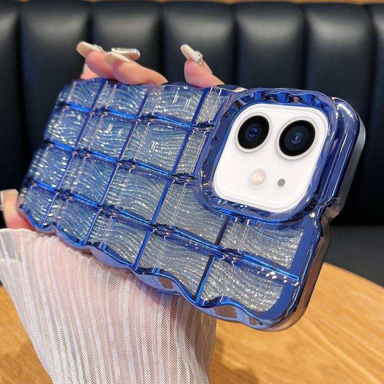 Wavy Texture Water Ripples Glitter Paper TPU Phone Case