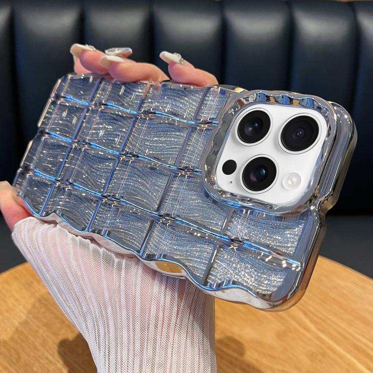 Wavy Texture Water Ripples Glitter Paper TPU Phone Case