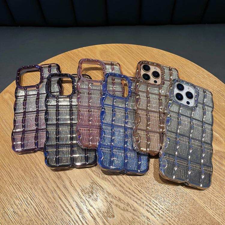 Wavy Texture Water Ripples Glitter Paper TPU Phone Case