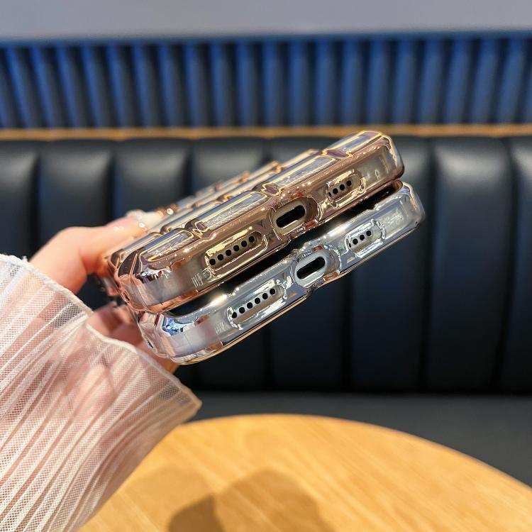 Wavy Texture Water Ripples Glitter Paper TPU Phone Case