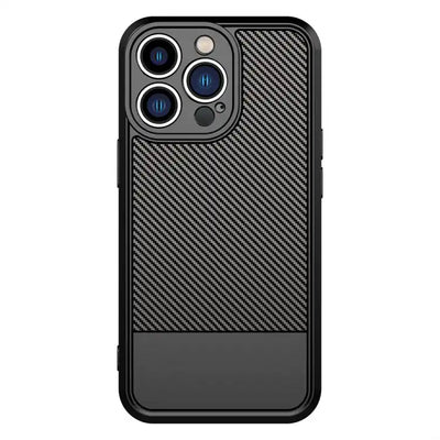 Carbon Fiber Series Fine Hole TPU Phone Case