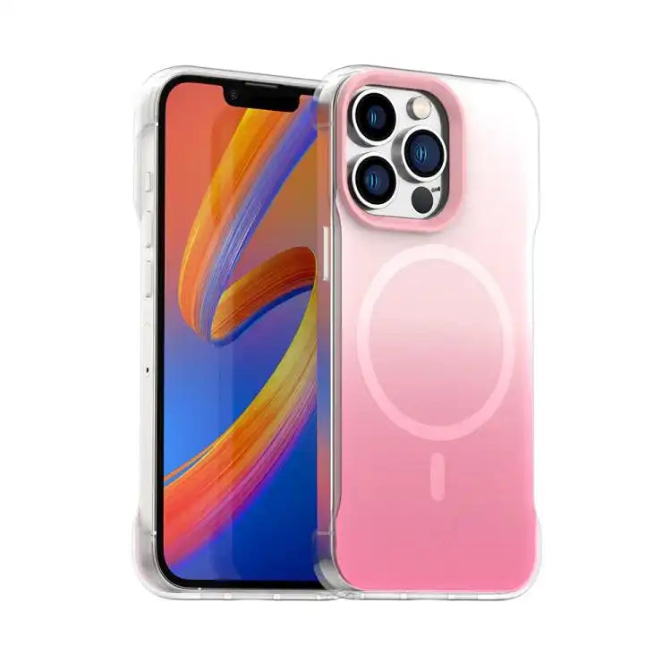 Borderless Series Magnetic MagSafe Gradient Color Phone Case