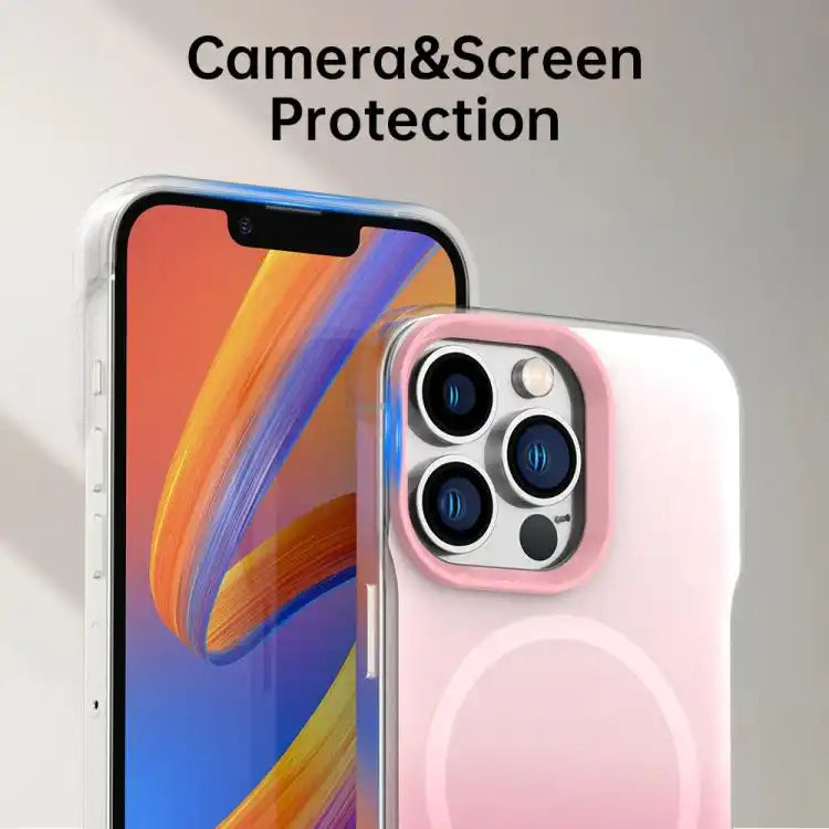Borderless Series Magnetic MagSafe Gradient Color Phone Case