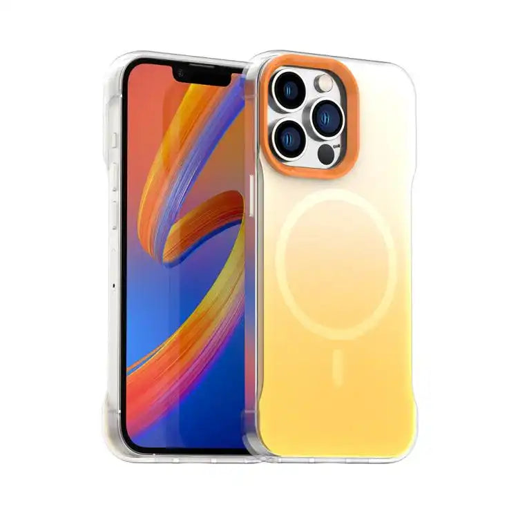 Borderless Series Magnetic MagSafe Gradient Color Phone Case