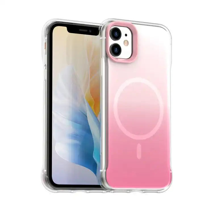 Borderless Series Magnetic MagSafe Gradient Color Phone Case