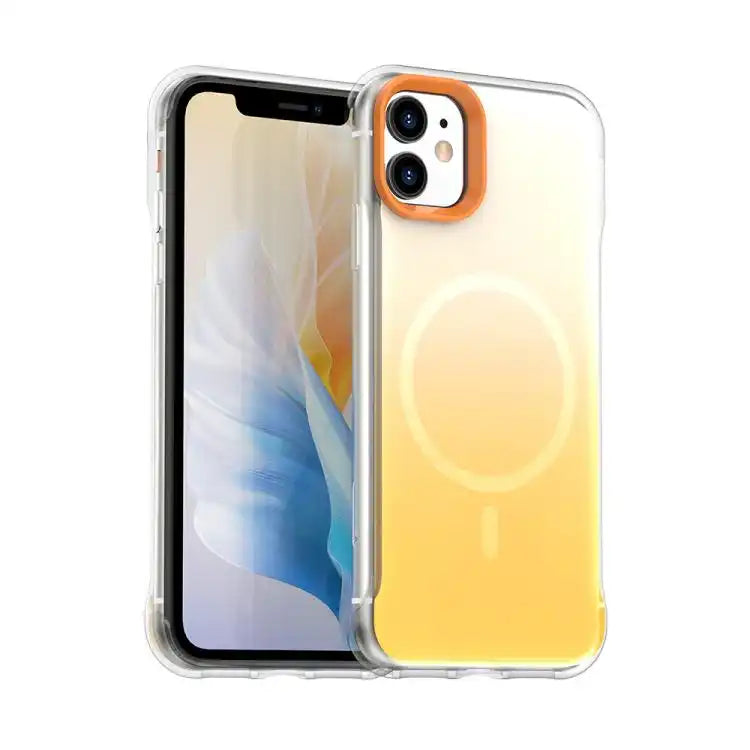 Borderless Series Magnetic MagSafe Gradient Color Phone Case