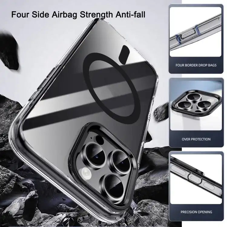 iPAKY Mingxing Series MagSafe Magnetic Shockproof PC+TPU Phone Case
