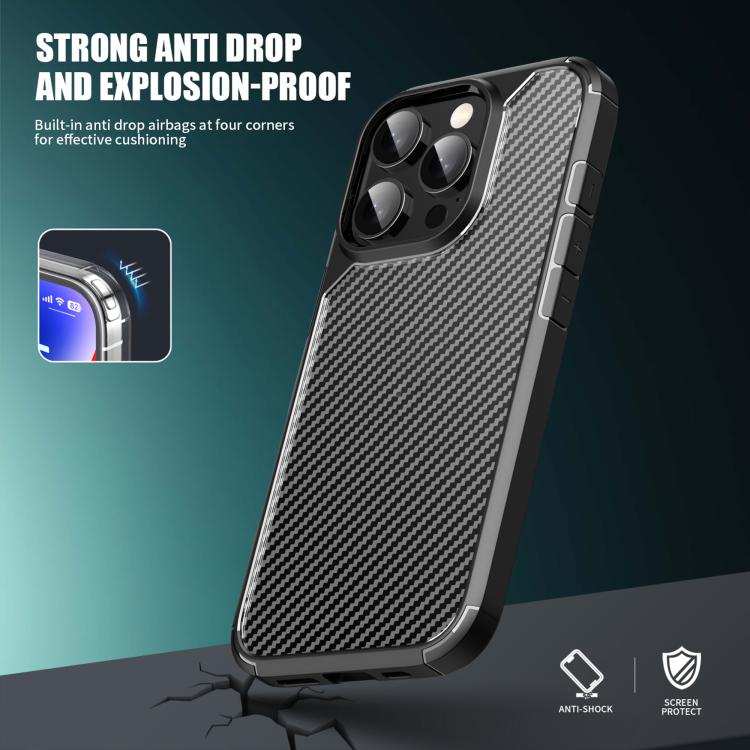 iPAKY Pioneer Series Carbon Fiber PC+TPU Phone Case
