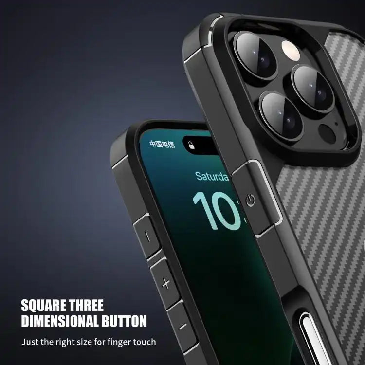 iPAKY Pioneer Series Carbon Fiber PC+TPU Phone Case