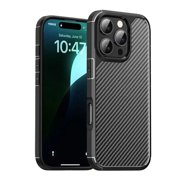 iPAKY Pioneer Series Carbon Fiber PC+TPU Phone Case