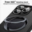 Kalebol Rotating Holder MagSafe PC Hybrid TPU Phone Case