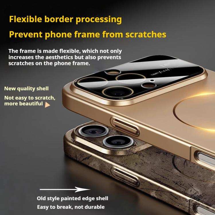 Kalebol Large Window MagSafe Frosted PC Phone Case