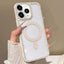 Large Lens Hole Rhinestone Frame MagSafe Phone Case