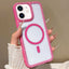 Large Lens Hole Rhinestone Frame MagSafe Phone Case