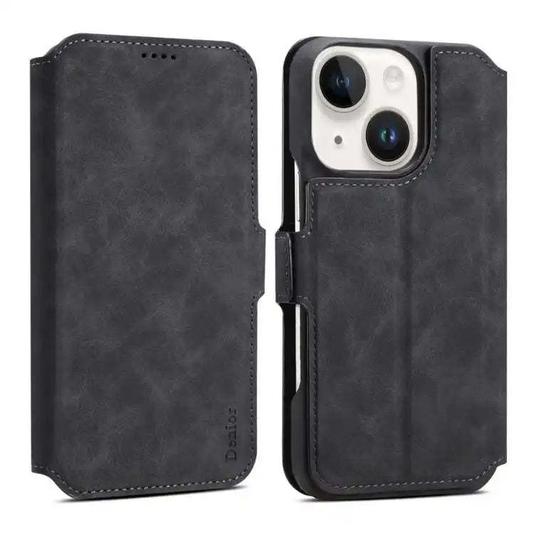 Denior B07 MagSafe Detachable Leather Phone Case