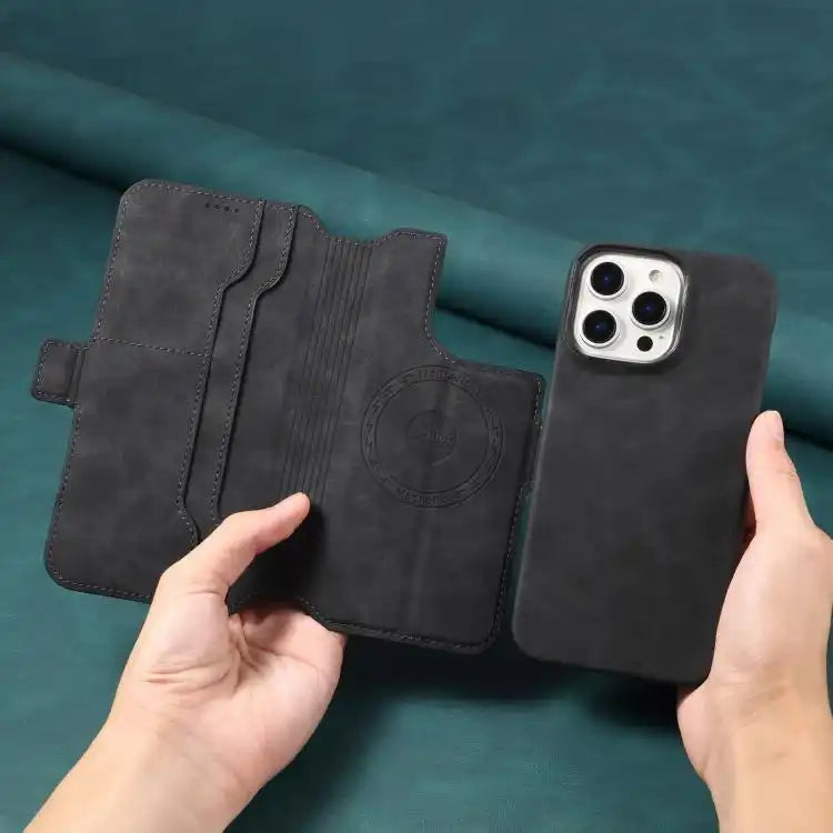 Denior B07 MagSafe Detachable Leather Phone Case