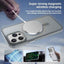Kalebol Metal Lens Frame MagSafe Frosted PC Phone Case