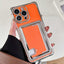 Side Insert Card Slot Electroplated TPU Phone Case