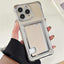 Side Insert Card Slot Electroplated TPU Phone Case