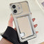 Side Insert Card Slot Electroplated TPU Phone Case