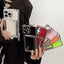 Side Insert Card Slot Electroplated TPU Phone Case