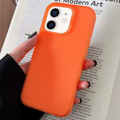 Transparent Comfortable Frosted TPU Phone Case