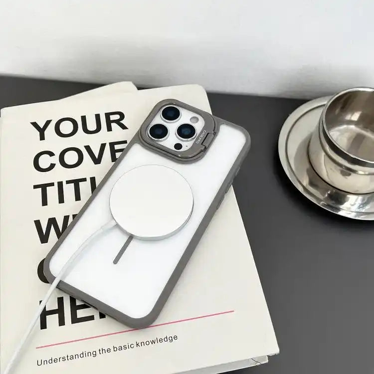 PC Lens Holder MagSafe Magnetic Phone Case