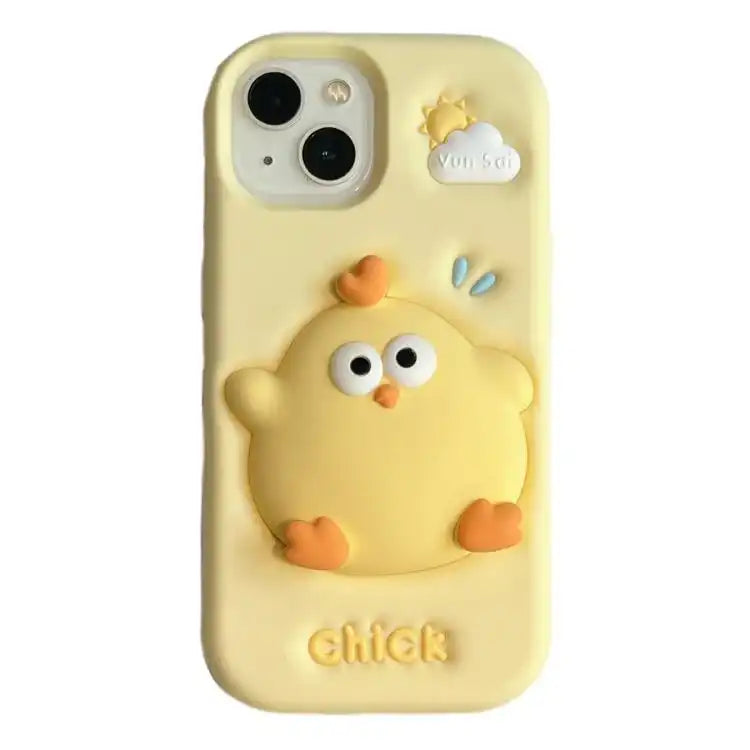 Pressable Chick Silicone Phone Case