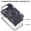 Three-core Mecha 360 Degree Rotation Magnetic Holder Phone Case