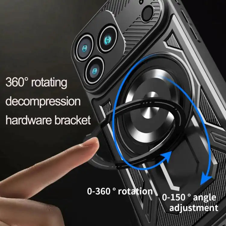 Armor Rotating Holder MagSafe Phone Case