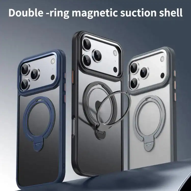 Double Ring MagSafe Magnetic Holder Phone Case