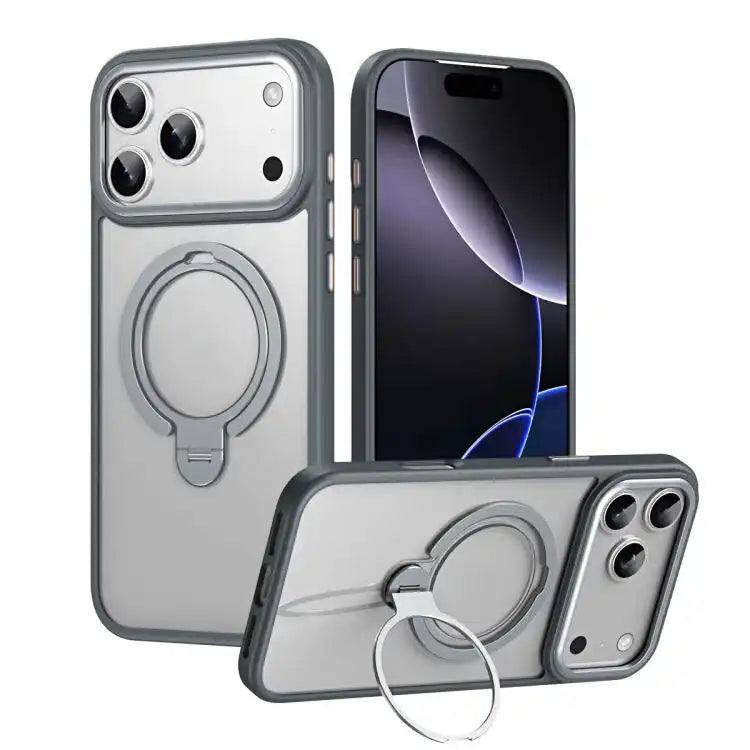 Double Ring MagSafe Magnetic Holder Phone Case